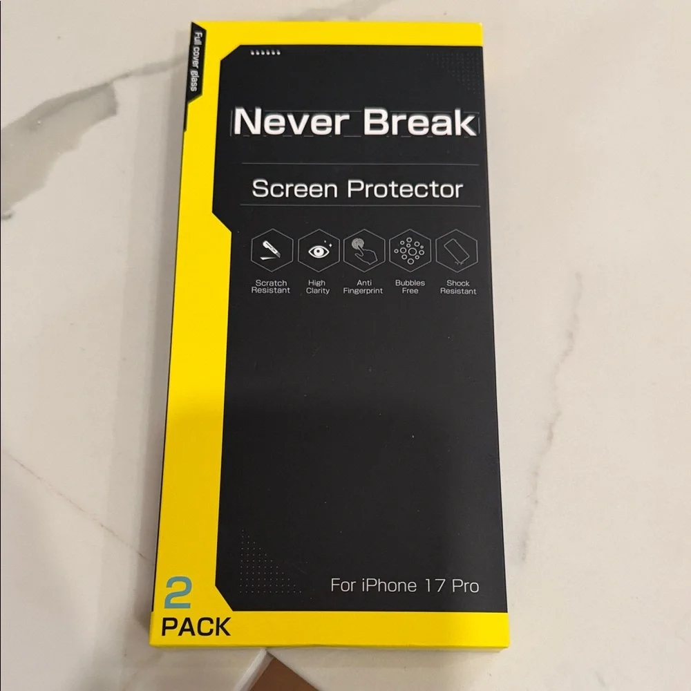 Never Break Screen Protector for iPhone 17 Pro